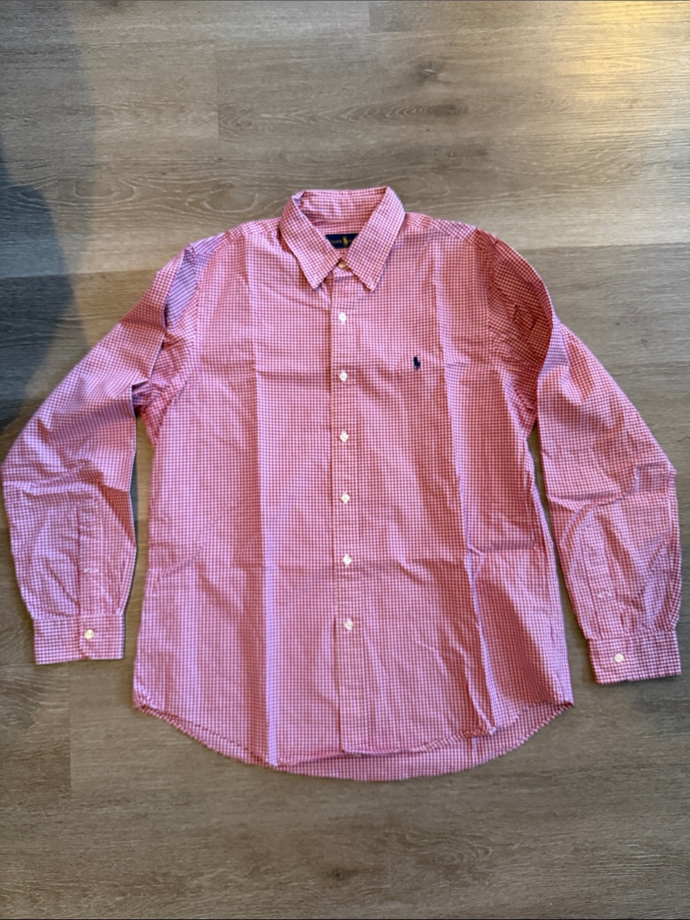 Ralph Lauren Red Gingham Button-Down Shirt